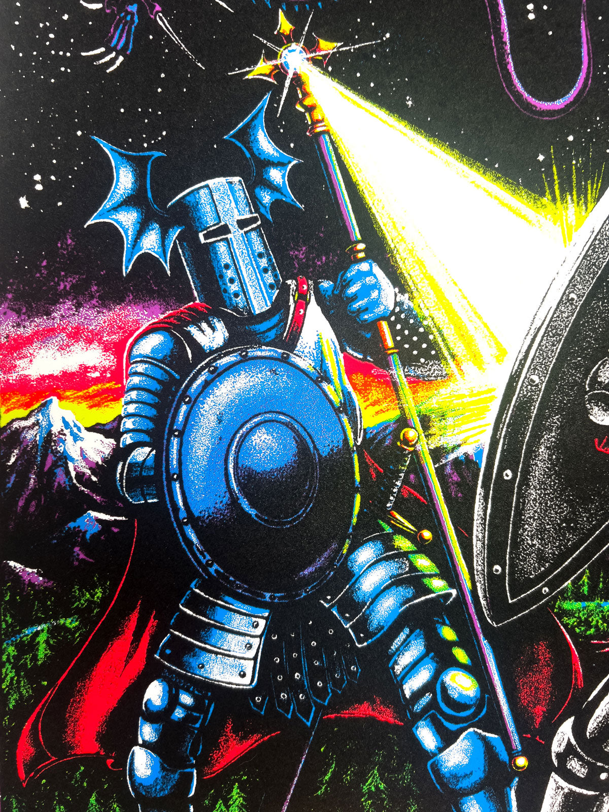 Quest Master Blacklight Poster