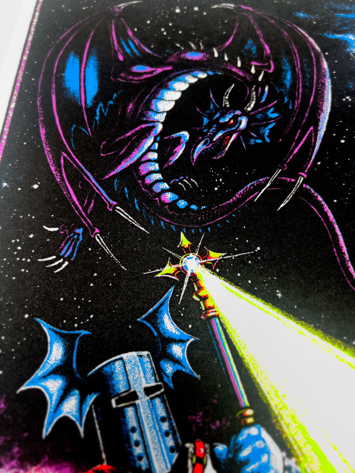 Quest Master Blacklight Poster