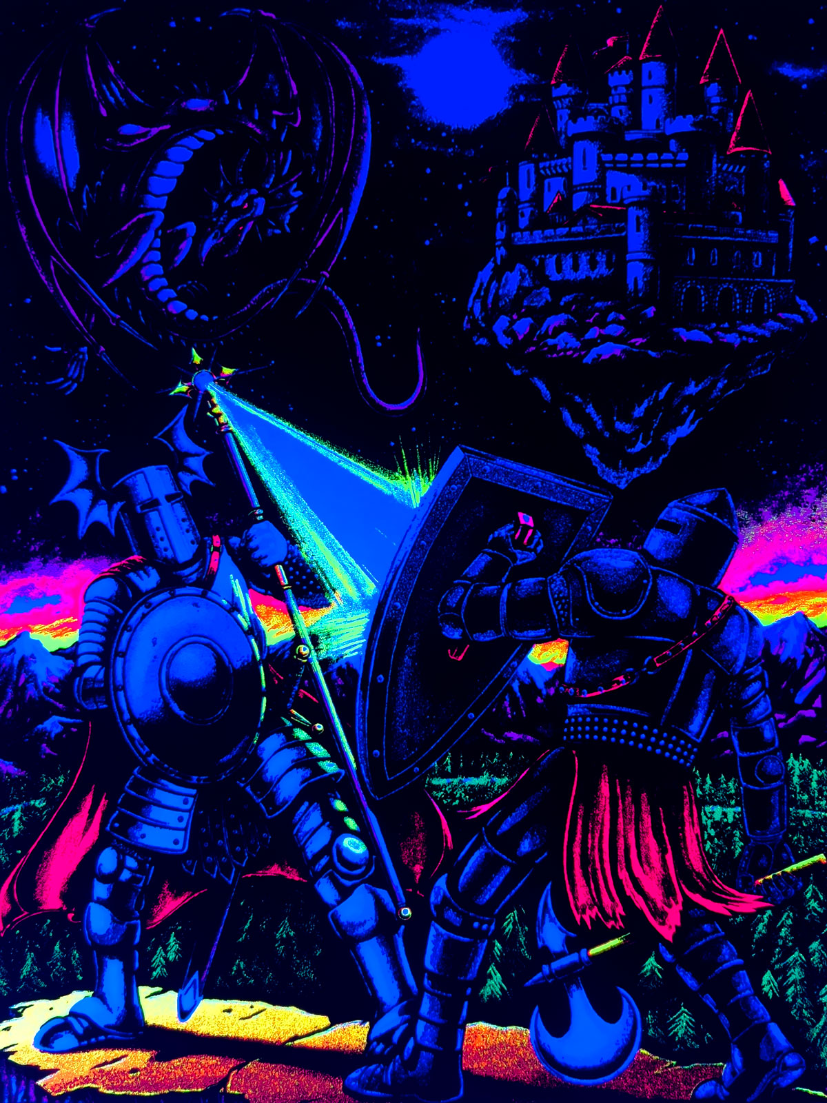 Quest Master Blacklight Poster