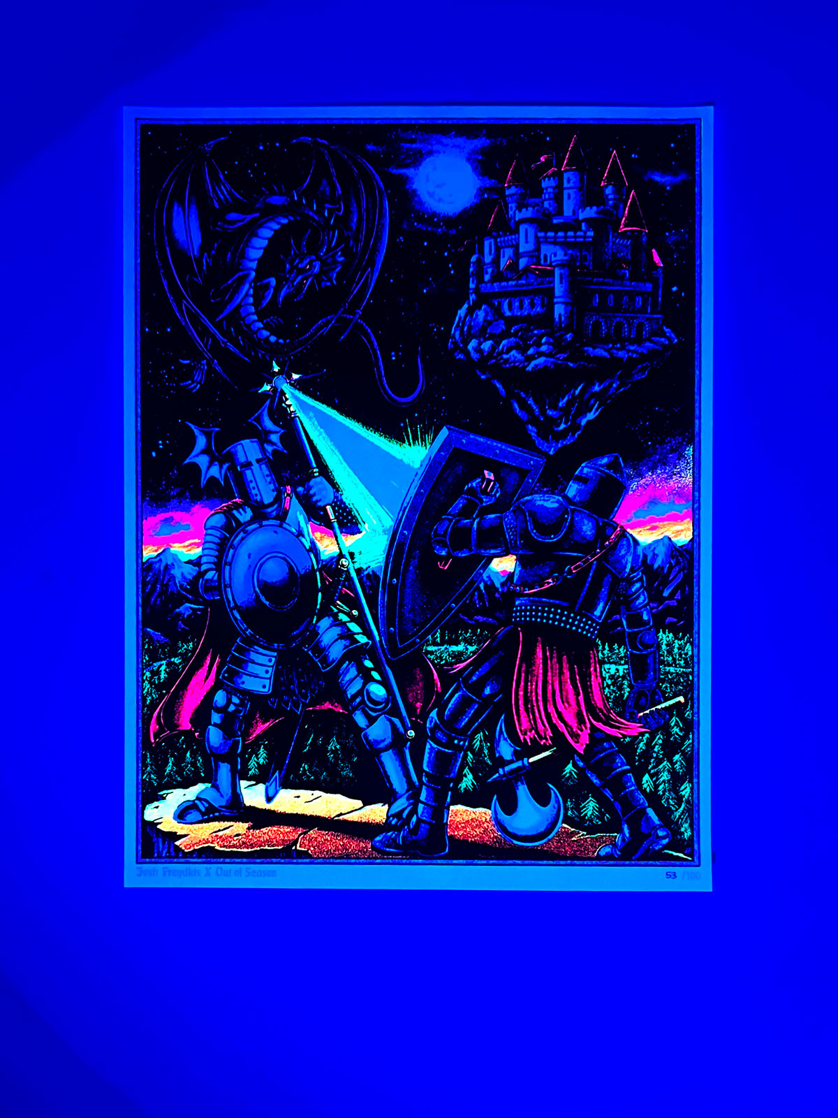 Quest Master Blacklight Poster