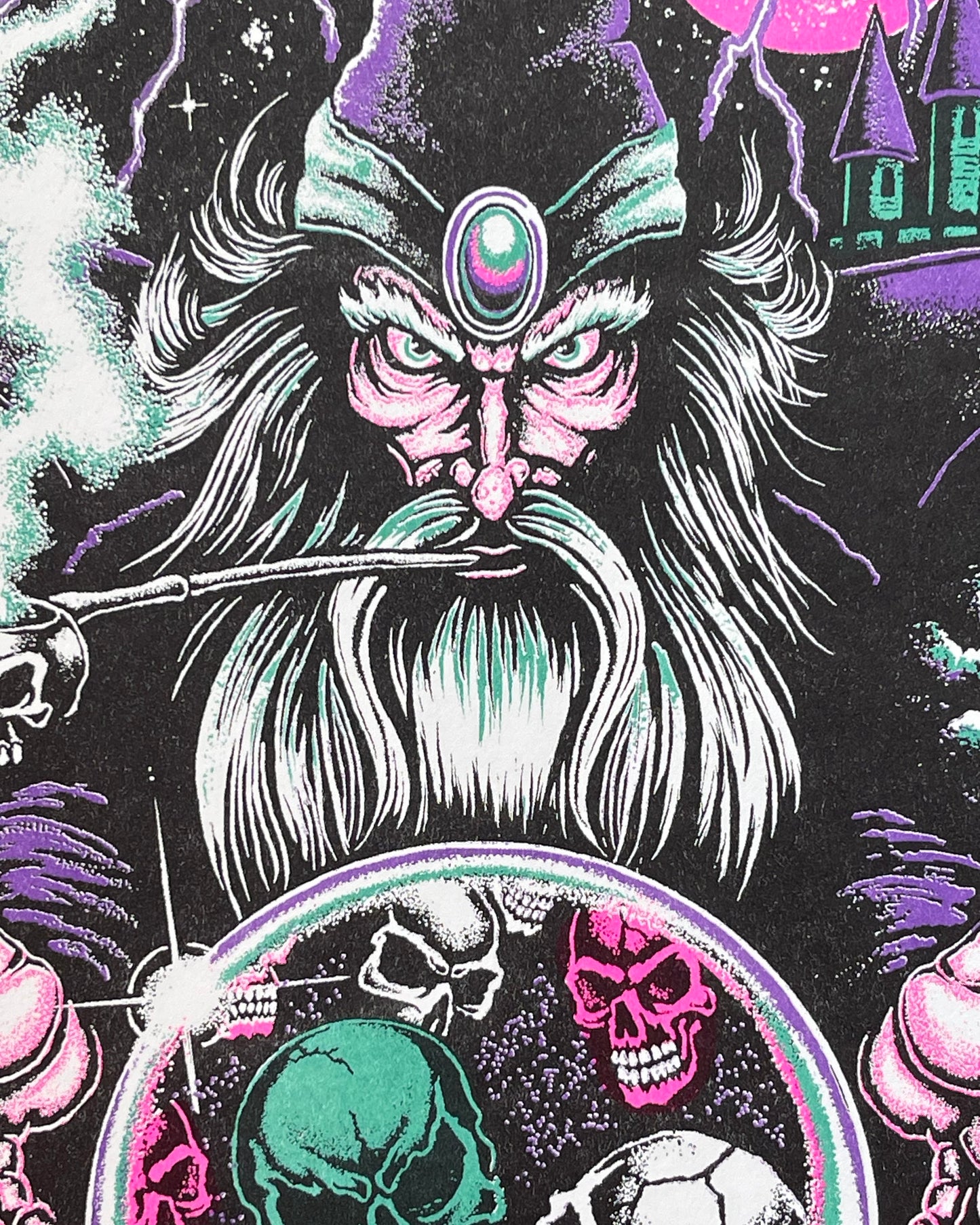 Wizard Risograph Print