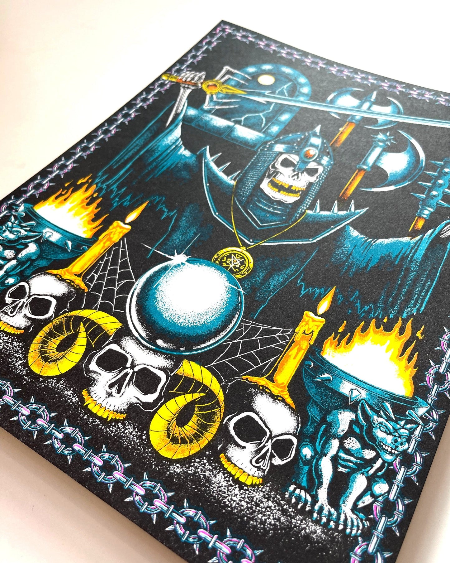 Blood Ritual Risograph Print