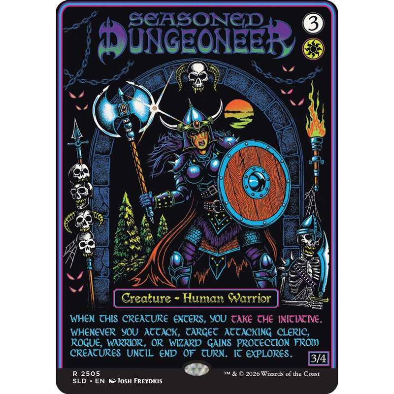 Seasoned Dungeoneer, Artist Proof – Josh Freydkis Skeleton Factory