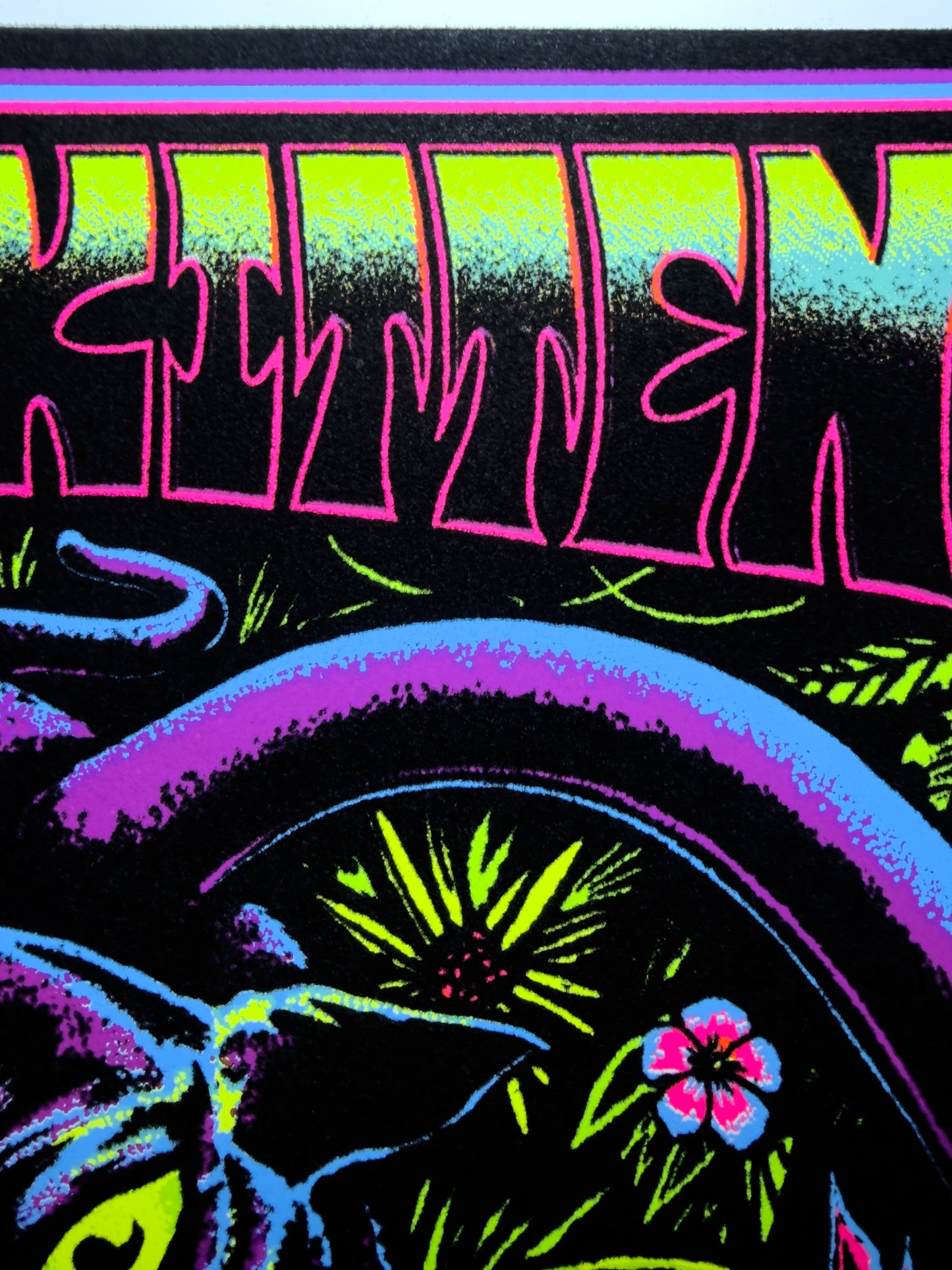 Displacer Kitten Blacklight Poster