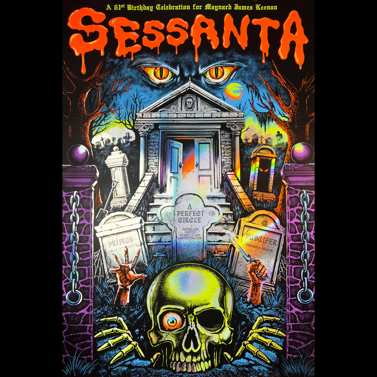 Sessanta Poster 2.0 (Primus, A Perfect Circle, Puscifer) - Virginia Beach, VA