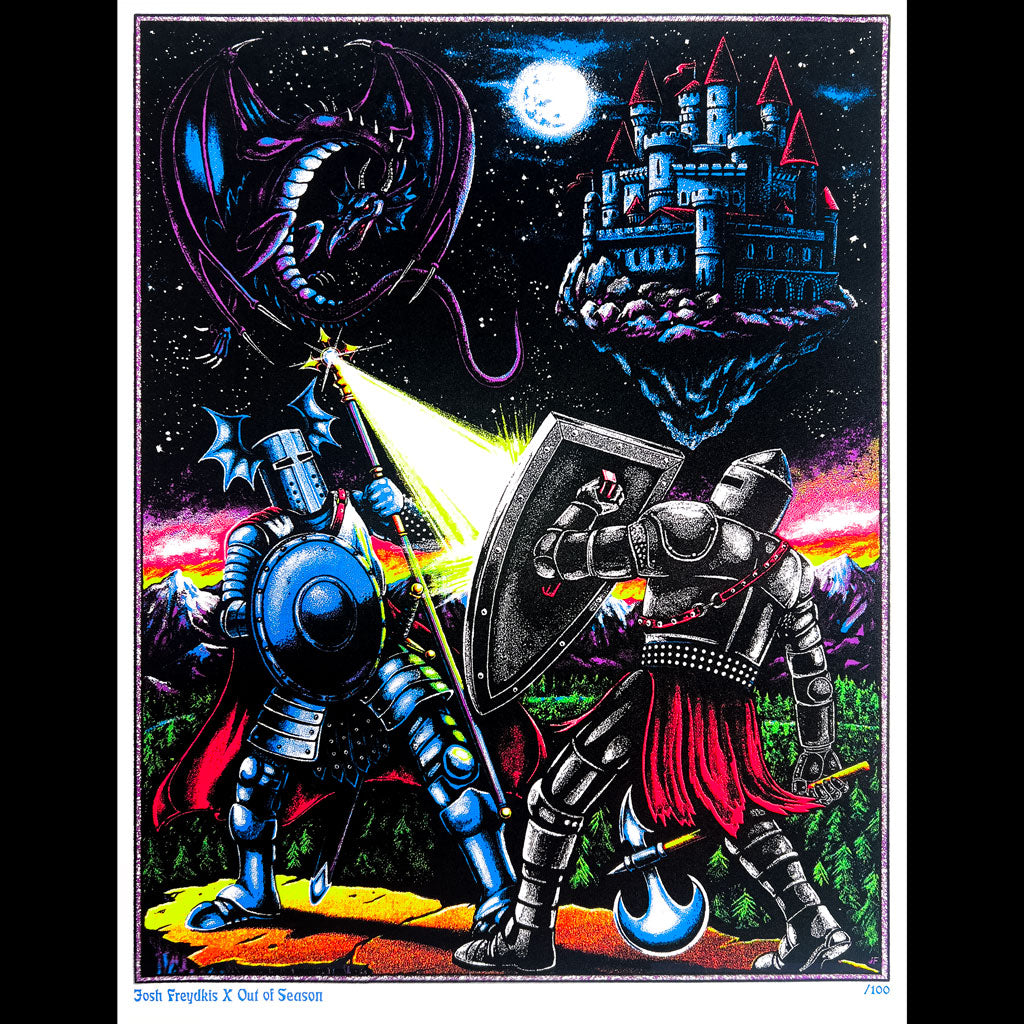 Quest Master Blacklight Poster