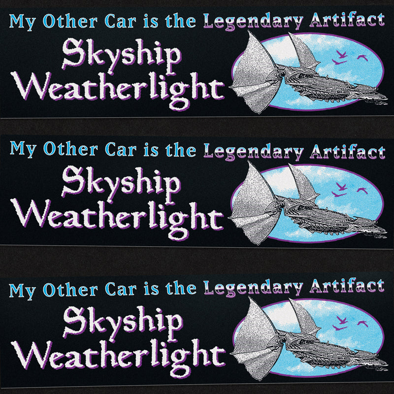 Weatherlight Bumper Sticker