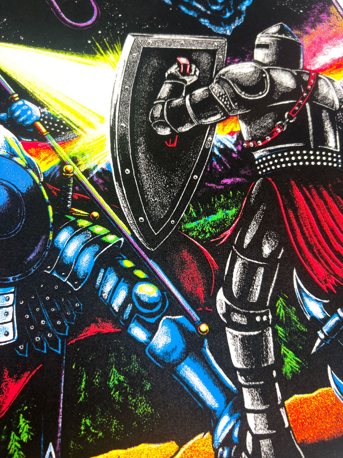 Quest Master Blacklight Poster