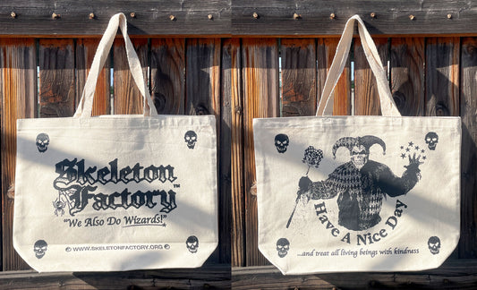 Skeleton Factory Tote Bag