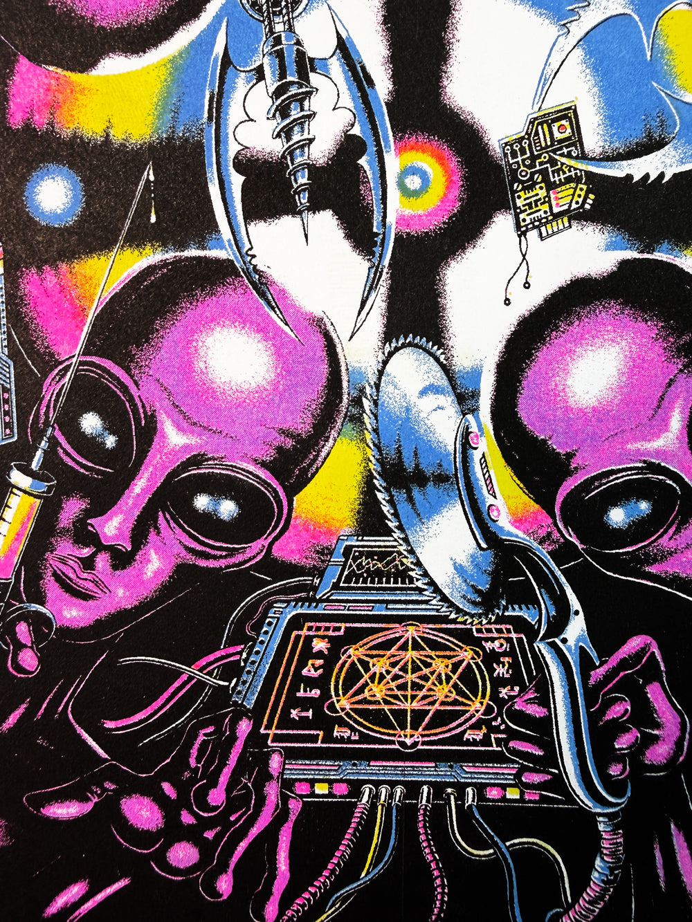 Abduction Riso Print – Josh Freydkis Skeleton Factory