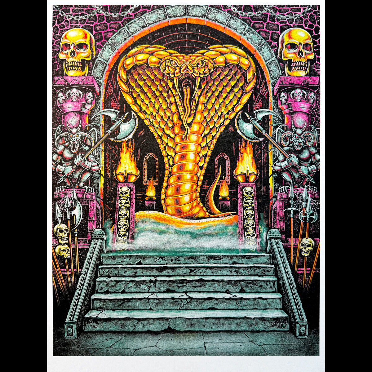 Altar of the Brood Risograph Print