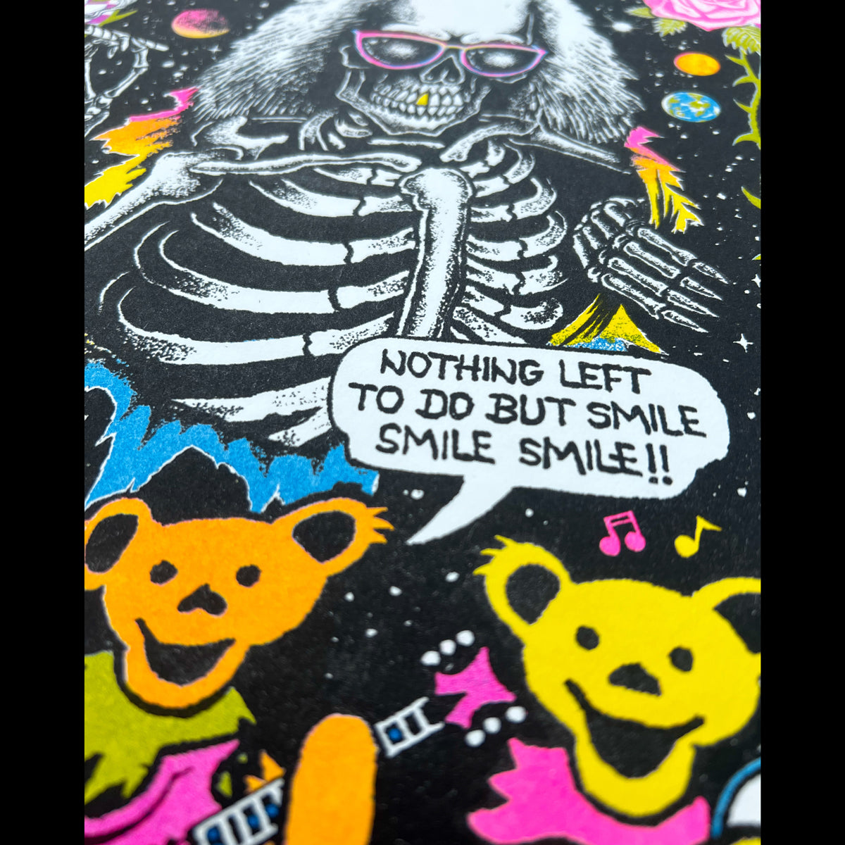 Smile Smile Smile Risograph Print