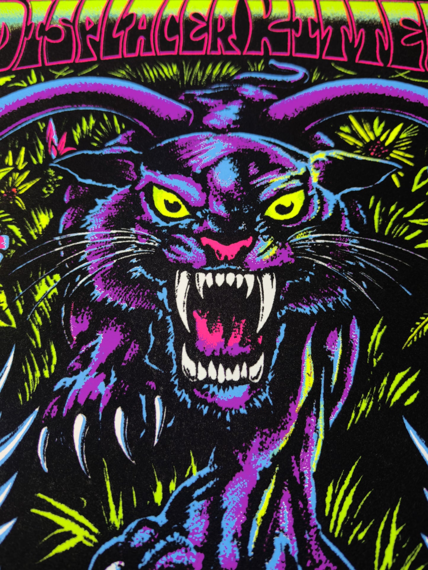 Displacer Kitten Blacklight Poster