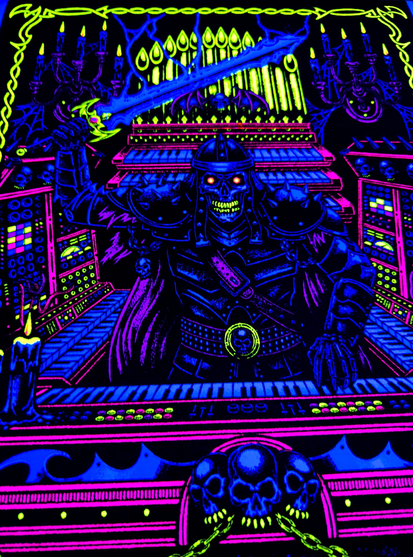 Out of Season Blacklight Poster