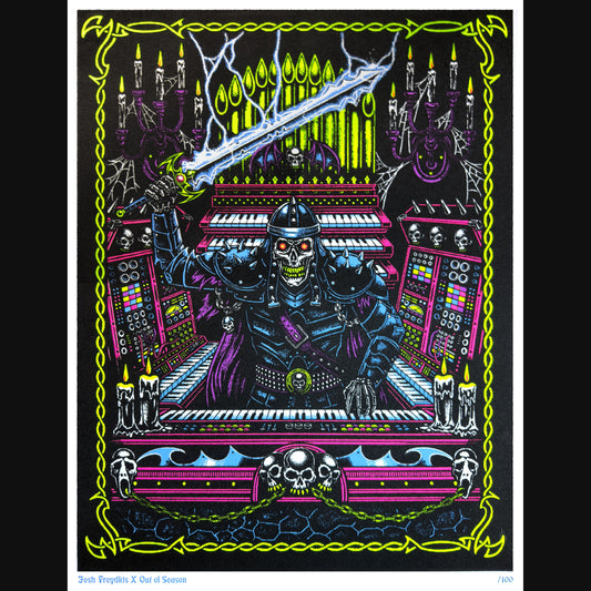Out of Season Blacklight Poster
