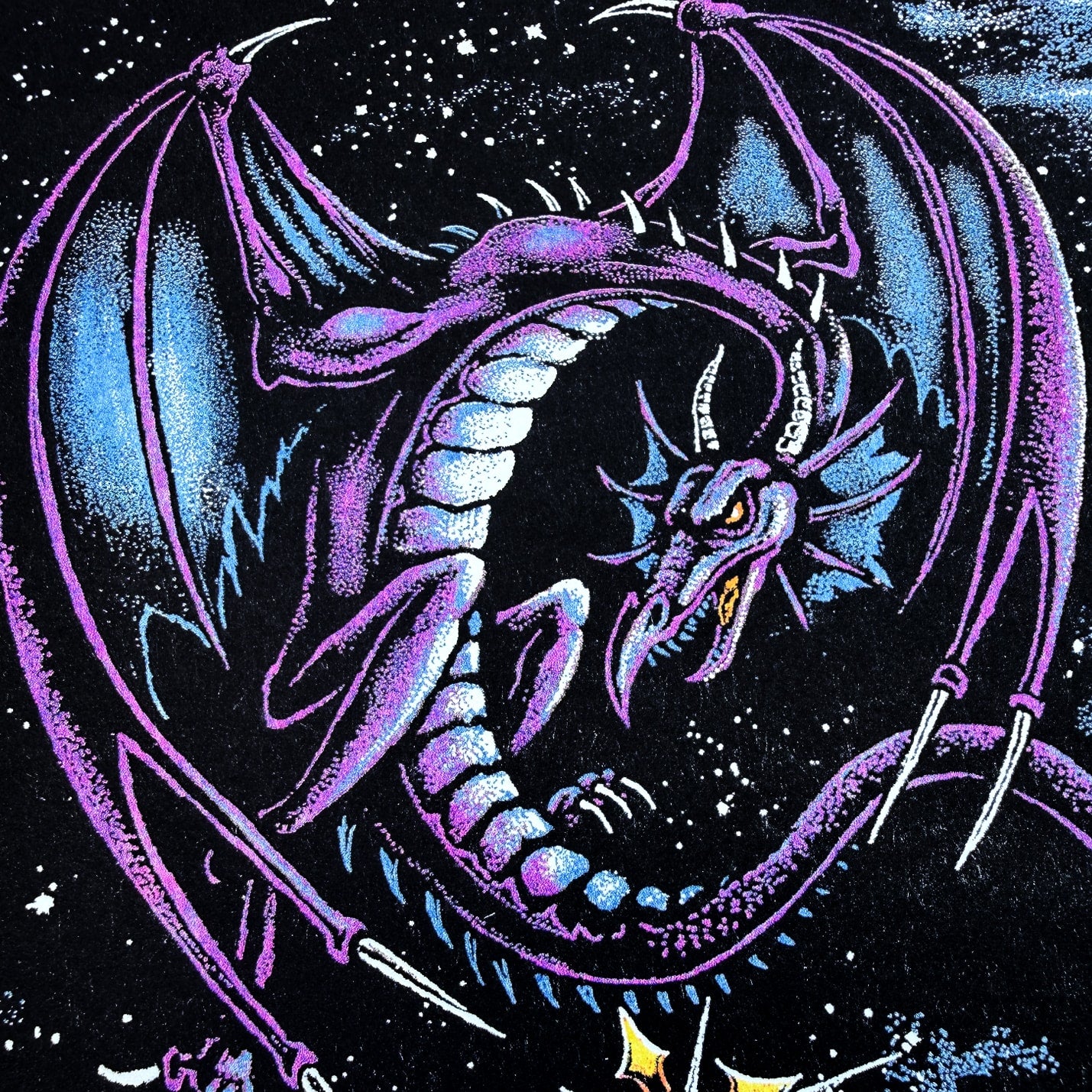 Champions of Sky Castle Keep Risograph Print
