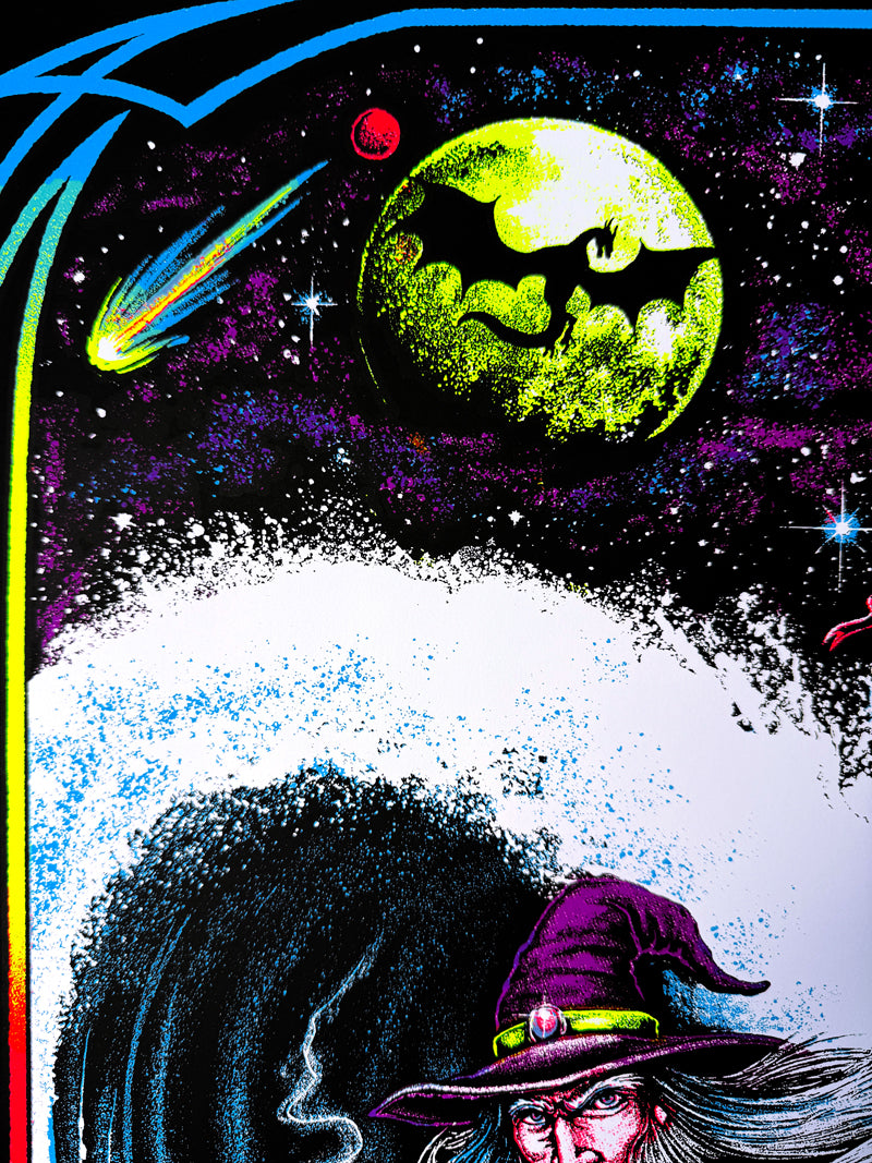 MSM ポスター The Wizard's Tube Blacklight Poster – Josh Freydkis Skeleton Factory