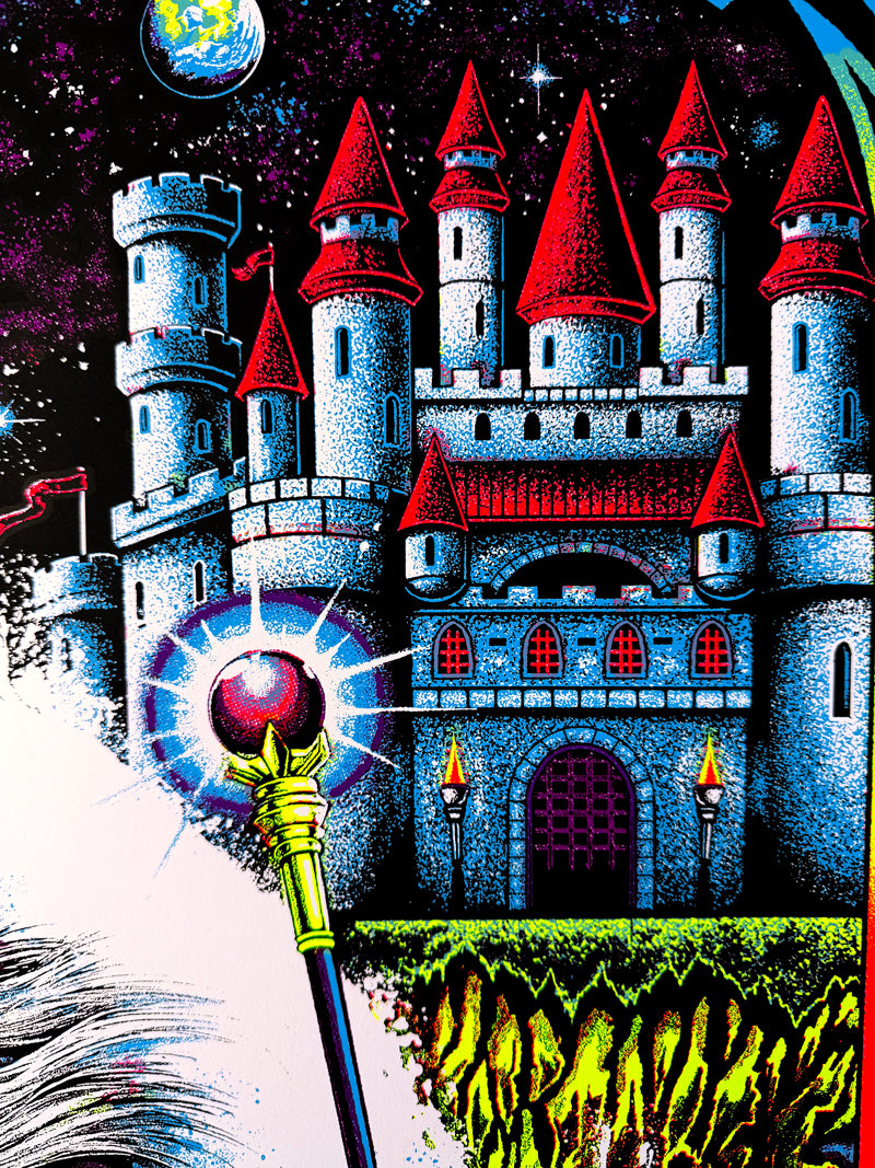 The Wizard's Tube Blacklight Poster